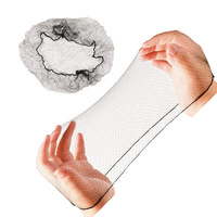 Filet à cheveux invisible de 30 cm en nylon élastique, respirant, en maille, pour femmes, danseuses, infirmières, personnel d'hôtel, accessoire de coiffure