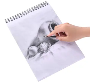 XinyiArt Top Bound Sketchbook 68lb 100 Folhas GSM Esboço Espiral Pad Papel de Lápis para Desenho e Esboço para Artistas