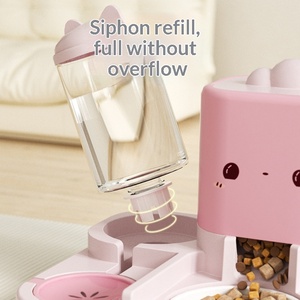 Comedero y Bebedero Automático Dos en Uno para Perros y Gatos, Uso Universal para Mascotas - Product Image 2