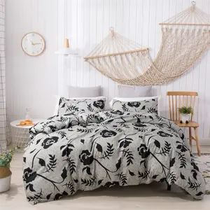 Made in China qualidade superior de cama conjuntos de lençóis de cama conjuntos de cachecol de luxo