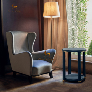 Customized Decorative Furniture Multifunctional Eco-Friendly Solid <b>Wood</b> Frame <b>Round</b> <b>Coffee</b> <b>Table</b> for Home Living Room Hotel - Product Image 2