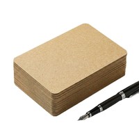 Cartes vierges en carton pour créations DIY, marque-pages à gribouiller, notes adhésives pour messages, flashcards de vocabulaire – Produit très demandé, design esthétique, Chine