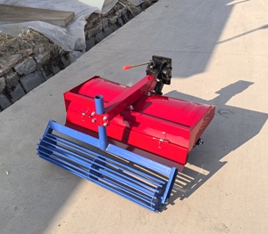 Produits agricoles, cultivateur agricole, rotavator de 90 cm de large, rotoculteur, rouleau broyeur de sol pour tracteur à moteur diesel. - Product Image 6