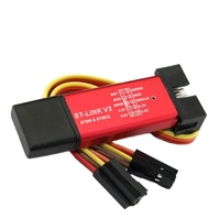 Électronique intelligente ST LINK Stlink ST-Link V2 Mini STM8 STM32 Simulateur Programmeur Téléchargeur avec étui de protection