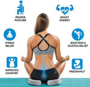 Memory Foam Sitz Stuhl kissen zur Linderung von Ischias schmerzen Steißbein schmerzen Steißbein Degenerierende Scheibe Ortho pä dische Arthrose - Product Image 4