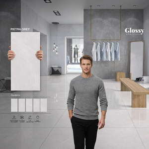 Rosalia Beige Luxury Glazed Porcelain Tiles 600x1200mm 60x120cm Premium Hotel Floor Wall Ceramic Tile - Product Image 6