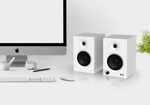Système audio professionnel 70W, enceintes de studio avec woofer de 4 pouces, son puissant pour home cinéma - Product Image 6