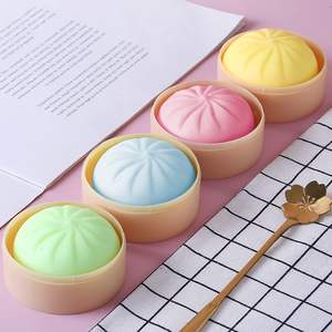 Jouet Squishy Baozi Mignon, Balle Anti-Stress Alimentaire Kawaii, Jouet Sensoriel Fidget Portable de Poche, Outil Calmant et Relaxant pour la Concentration, 5 à 7 Ans - Product Image 3