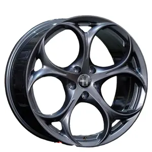 18 19 20 21 22 inç 5x120 jantlar fabrika fiyat özelleştirilmiş dövme aluminyum Alfa Romeo Giulia Stelvio 4c alaşım jantlar