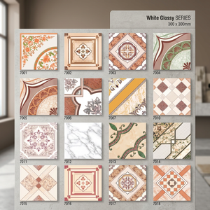 กระเบื้องปูพื้นเซรามิกขนาด 12x12 นิ้ว ลายนูน ดีไซน์เนอร์ เคลือบเงา สไตล์รัสติก รูปทรงสี่เหลี่ยมจัตุรัส สำหรับปูพื้นภายในอาคาร - Product Image 5
