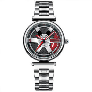 Svj femme Voiture Roue Montres De Luxe Quartz Montres Homme <span class=keywords><strong>Horloge</strong></span> En Acier Inoxydable Étanche Montre pour femme Relogio Masculino - Product Image 1