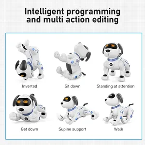 Remote Control Intelligent Programming Mini Pet Dancing Electronic Plastic Interactive Toys Robot Toy Rc Robot Dog For Kids