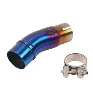 Système d'échappement de <span class=keywords><strong>moto</strong></span> 2018-25 NINJA 400 250 500 Z400 Z250 Tuyau d'échappement avant central en acier inoxydable - Product Image 2