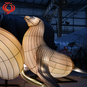 Seda China Pascua Sichuan Linternas Proveedor Festival Linternas Producción Animal Fabricante Zoo Exposición Luces Fábrica - Product Image 6