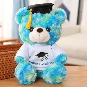 Abschluss geschenk Niedlicher Bär Plüsch tier Gefüllte Weiche Kawaii Teddybär Tier puppen Abschluss geschenke für Kinder Kinder Student