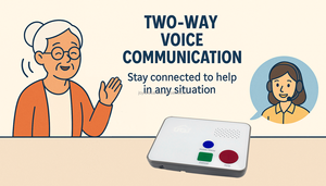 Hệ thống báo động người cao tuổi với giao tiếp hai chiều, đồng hồ thông minh chống nước cho người cao niên, phát hiện mùa thu SOS gọi cho người cao tuổi - Product Image 5