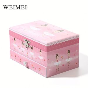 Boîte à bijoux musicale pour enfants Boîte à musique en plastique pour collier Cadeau pour filles - Product Image 2