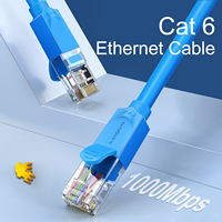 Mindpure Cable de red Gigabit 8P8C de cobre puro de alta calidad PVC UTP FTP STP Ethernet Lan Cable Rj45 parche para CAT5E CAT6 CAT7