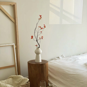 ใบเมเปิ้ลประดิษฐ์ 90 ซม. ดอกไม้ผ้าไหม กิ่งตกแต่ง สำหรับตกแต่งบ้านสไตล์วบิซาบิ - Product Image 3