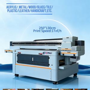 เครื่องพิมพ์ยูวีแบบแท่นขนาดใหญ่ รุ่น 2513 สำหรับพิมพ์วัสดุหลากหลายประเภท เช่น อะคริลิก โลหะ แก้ว ไม้ หนัง และเคสโทรศัพท์ - Product Image 5