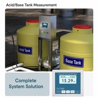 Analyseur de qualité de l'eau en ligne, capteur PH ORP, contrôleur industriel, précision 0,01 pH, batterie au lithium, personnalisable OEM pour la vapeur