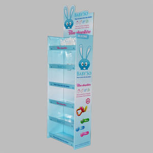 Supports d'affichage pop-up FSC <span class=keywords><strong>Palette</strong></span> Étagères en papier recyclé sur pied Support de gâteau rotatif pliable Support de prix pour point de magasin - Product Image 6