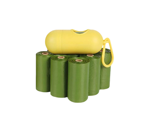 Bolsas de basura compostables ecológicas para perros, dispensador de bolsas de excrementos biodegradables, tela hecha a mano, personalizada para gatos, tratamiento de animales - Product Image 1
