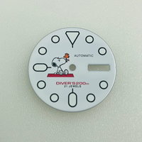 Nuovo Quadrante Cartoon NH36 da 28,5mm, Parti di Modifica per Orologi da Pilota Vintage per Movimento Meccanico NH36A