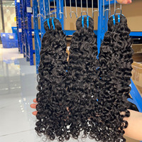 Offre Spéciale : Lots de Cheveux Naturels Bruts du Cambodge, Non Traités, Vente en Gros, Cheveux Humains Indiens, Cheveux Birmans Bouclés, Cheveux Vierges Bruts à Cuticules Alignées