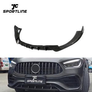 Lame avant de pare-chocs de voiture en Fiber de carbone GLA250 pour <span class=keywords><strong>Mercedes</strong></span> Benz H247 GLA35 <span class=keywords><strong>AMG</strong></span> Sport 2020 <span class=keywords><strong>2021</strong></span> - Product Image 1