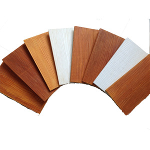 Revêtement mural extérieur en fibrociment à grain de bois Jin Sheng, ignifuge, résistant à l'eau, design rustique - Product Image 5