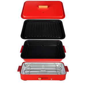 เตาไฟฟ้าอเนกประสงค์ขายดี พร้อมปลั๊กแบบออสเตรเลีย ดีไซน์ทรงสี่เหลี่ยม สำหรับย่างและหม้อไฟทั้งในร่มและกลางแจ้ง - Product Image 3