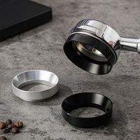 Anneau doseur magnétique en alliage d'aluminium pour café expresso, accessoire pour panier-filtre, pour café et usage domestique