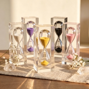 Custom Color Resin Hourglass <b>Sand</b> Timer Decorative Desktop Ornament for Home Office Table Decoration Gift - Product Image 5