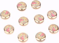 40 pièces de perles en acrylique, médailles, chapelets floraux, centre de table, crucifix, bracelets, pendentifs, breloques, représentant la Vierge Marie