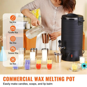 Wax Melter for <strong>Candle</strong> Making <strong>Large</strong> Wax Melting Furnace with 9-level Temperature Control 10 Liter Melted Wax Capacity - Product Image 5