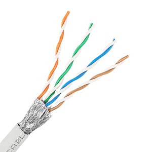 <span class=keywords><strong>Cable</strong></span> <span class=keywords><strong>de</strong></span> Red Ethernet Cat8 DingLiang, 24AWG, 4 Pares, Cat5e SFTP, Doble Blindaje <span class=keywords><strong>Trenzado</strong></span>, para Comunicación LAN - Product Image 1
