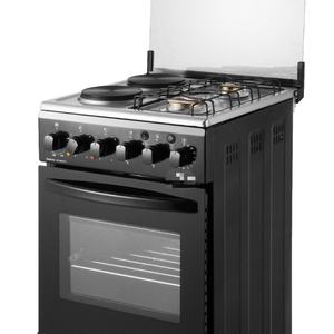 Cuisinière Mixte <span class=keywords><strong>Gaz</strong></span> Électrique Verticale Conforme Aux Réglementations Européennes - 600 de Large, Acier Inoxydable, Vitesse 3000 tr/min - Product Image 5