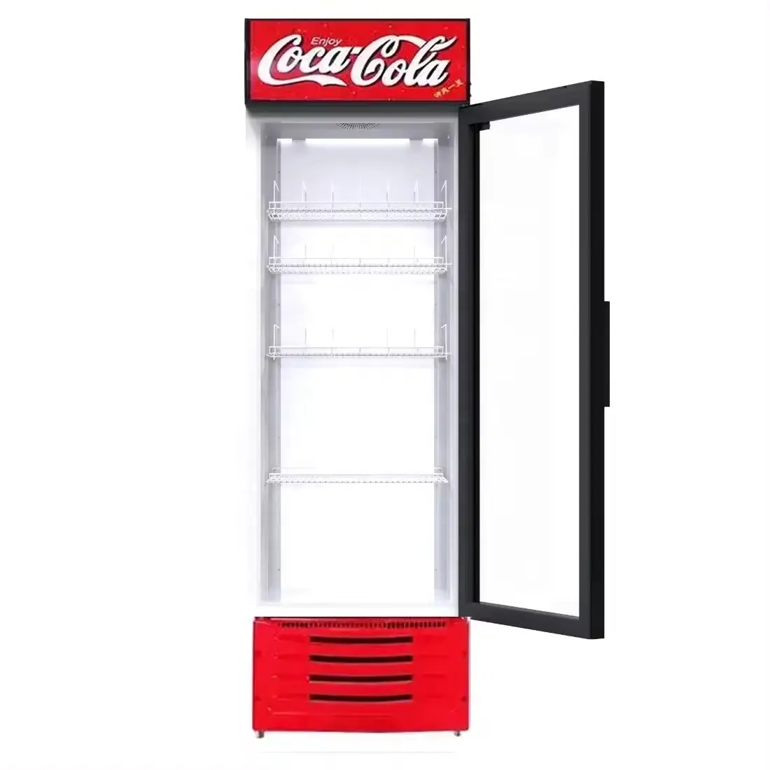 Hochwertiger transparenter Glasdruck für Kaltgetränke Kühlschrank gebrauchter Supermarktkühlschrank-Sticker und Gefrierschrank-Aufkleber