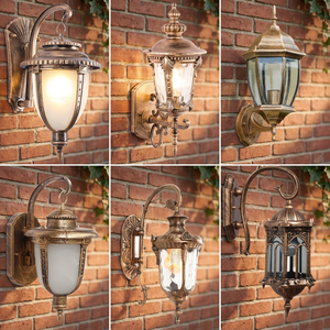 Modern Solar <b>LED</b> Lantern Bronze Polycarbonate <b>Diffuser</b> Square Shape Outdoor Wall Light for Garden - Product Image 5