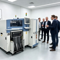 Ligne d'assemblage SMT clé en main toute nouvelle, avec monteur ASM SIPLACE XS, chargeur de circuits imprimés et four de refusion par convection pour la production en série