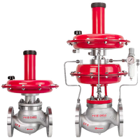 Vanne de régulation de température proportionnelle d'huile thermique constante de vapeur marine de régulation automatique de débit automatique d'acier au carbone