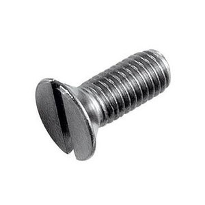 Countersunk Slotted Head Screw M5x12 Metal <b>Fastener</b> For Wood And Metal Assembly - Product Image 1