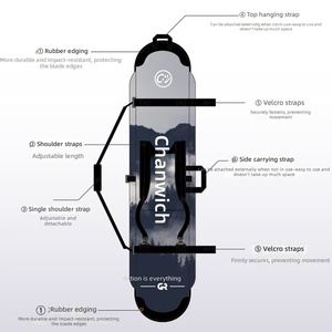 Housse de protection avancée pour snowboard/<span class=keywords><strong>ski</strong></span> pour homme, résistante aux rayures, antirouille, imperméable, à porter à l'épaule/<span class=keywords><strong>au</strong></span> dos/en main - Product Image 3