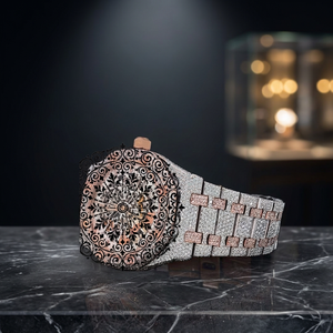 Reloj de Lujo con Forma de Tonneau, Cristal de Cuarzo, Esfera de 46 mm, Resistente al Agua, Cierre Desplegable, Unisex - Product Image 2