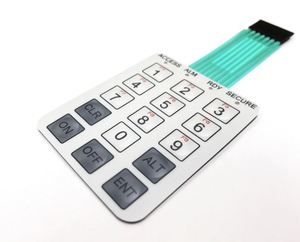 Exquisite Surface Digital Membrane Keypad Custom-designed Anti-scratch Clear PVC <b>Plastic</b> <b>Sheet</b> for Mechanical Equipment - Product Image 1