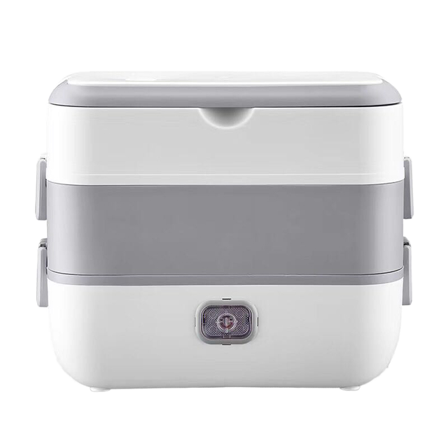 Portable 220V 110V Leak-Proof Electric Lunch Box Warmer Household Multilayer Eco-Friendly Plastic for Outdoor Use