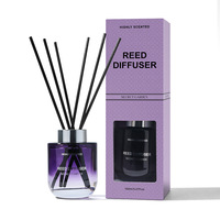 Arovi - Diffuseur de parfum sans flamme à bâtonnets, élégant, 150 ml, pour aromathérapie, chambre, longue durée, pour hôtels, bureaux et maison