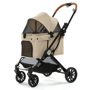 Carrito <span class=keywords><strong>de</strong></span> Paseo Plegable Ligero para Mascotas, Material Oxford, Carrito <span class=keywords><strong>de</strong></span> Viaje para Perros, Transportador <span class=keywords><strong>de</strong></span> Lujo para Perros Medianos - Product Image 1