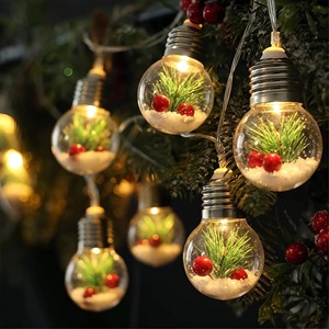 Guirlande lumineuse de Noël avec Père Noël, rennes et bonhomme de neige intégrés, blanc chaud, décoration intérieure pour les fêtes - Product Image 5
